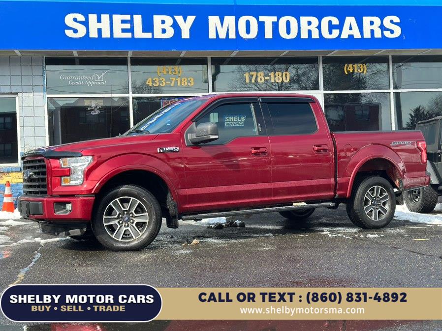 Used Ford F-150 4WD SuperCrew 145" XLT 2015 | Shelby Motor Cars. Springfield, Massachusetts