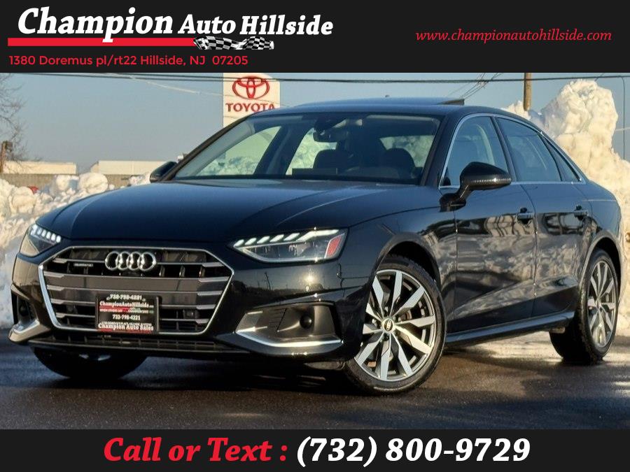 2021 Audi A4 Sedan Premium Plus 40 TFSI quattro, available for sale in Hillside, New Jersey | Champion Auto Hillside. Hillside, New Jersey