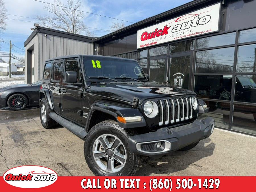 Used 2018 Jeep Wrangler Unlimited in Bristol, Connecticut | Quick Auto LLC. Bristol, Connecticut