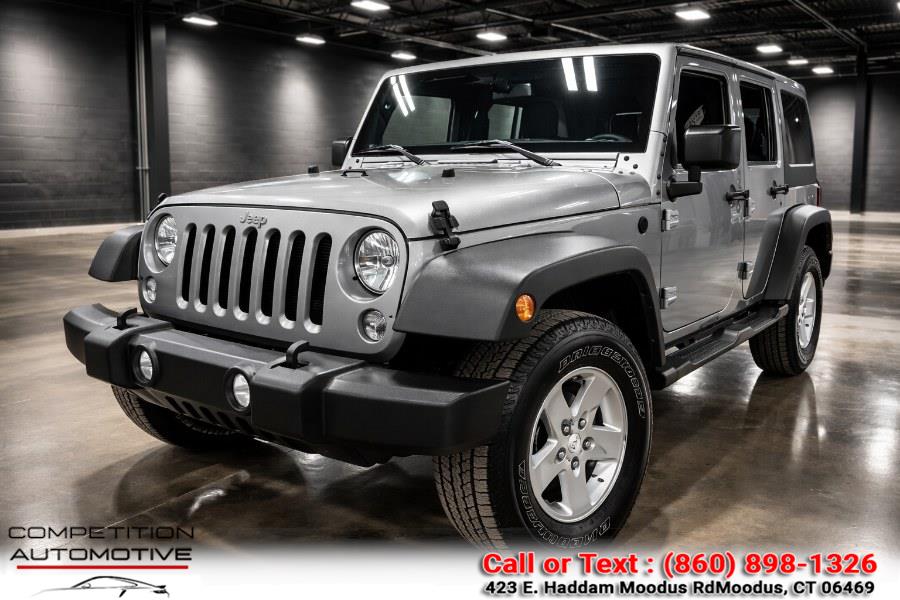 2016 Jeep Wrangler Unlimited 4WD Unlimited Sport, available for sale in Moodus, Connecticut | Competition Automotive of CT LLC. Moodus, Connecticut