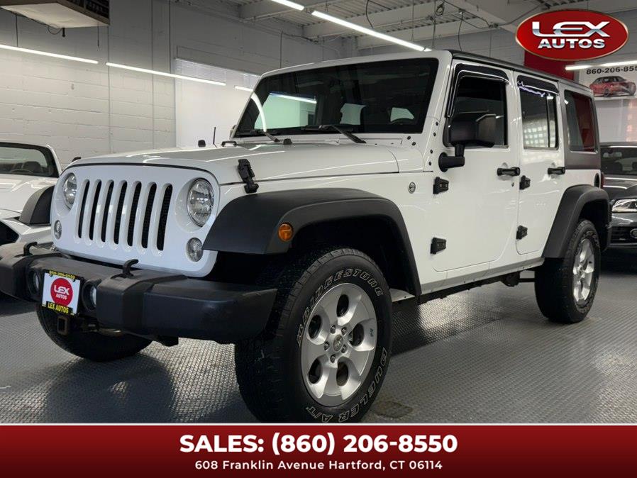 Used Jeep Wrangler Unlimited 4WD 4dr Willys Wheeler 2016 | Lex Autos LLC. Hartford, Connecticut