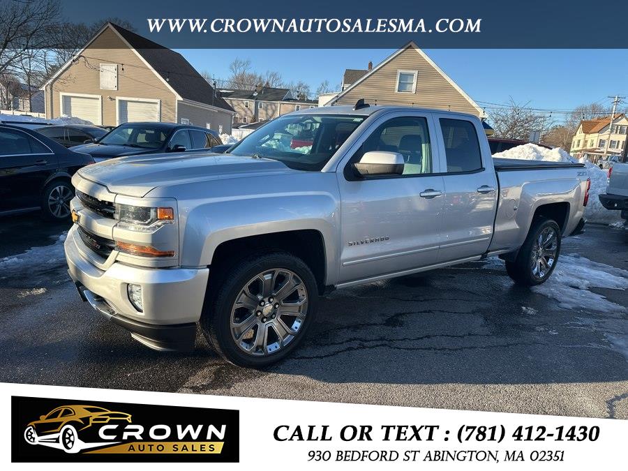 2016 Chevrolet Silverado 1500 4WD Double Cab 143.5" LT w/1LT, available for sale in Abington, Massachusetts | Crown Auto Sales. Abington, Massachusetts
