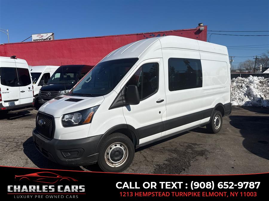 2021 Ford Transit-350 Crew Van , available for sale in Elmont, New York | Charles Cars. Elmont, New York