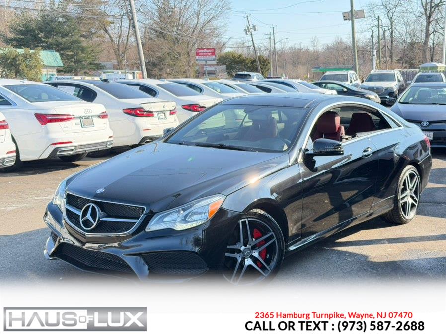 2016 Mercedes-Benz E-Class 2dr Cpe E 400 4MATIC, available for sale in Wayne, New Jersey | Haus of Lux. Wayne, New Jersey