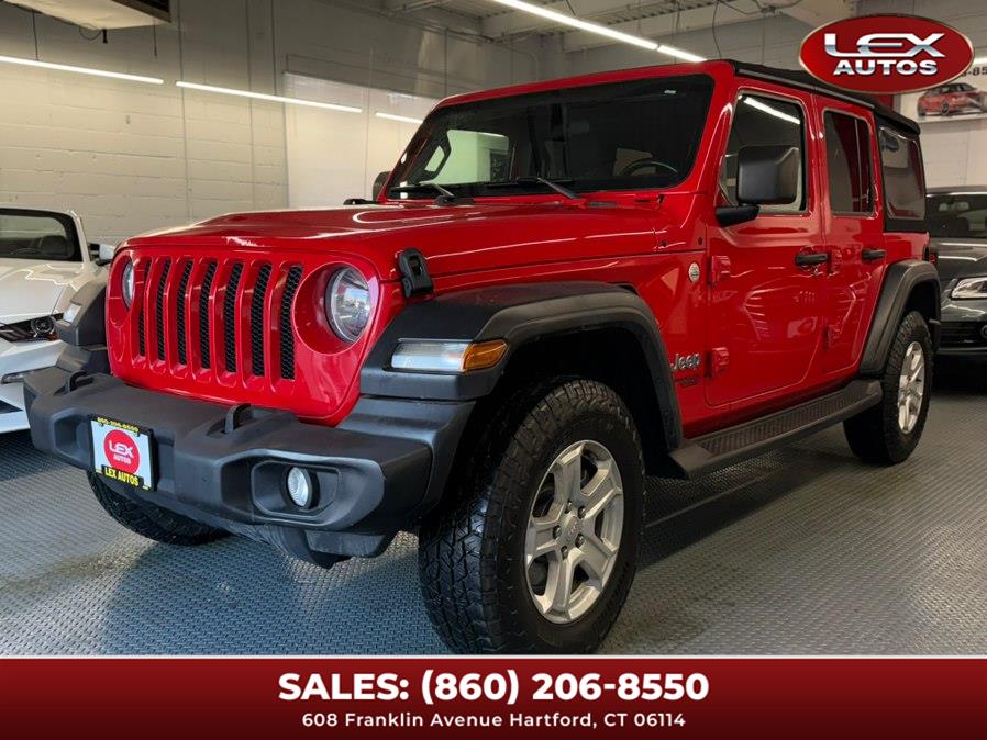 2019 Jeep Wrangler Unlimited Sport S 4x4, available for sale in Hartford, Connecticut | Lex Autos LLC. Hartford, Connecticut
