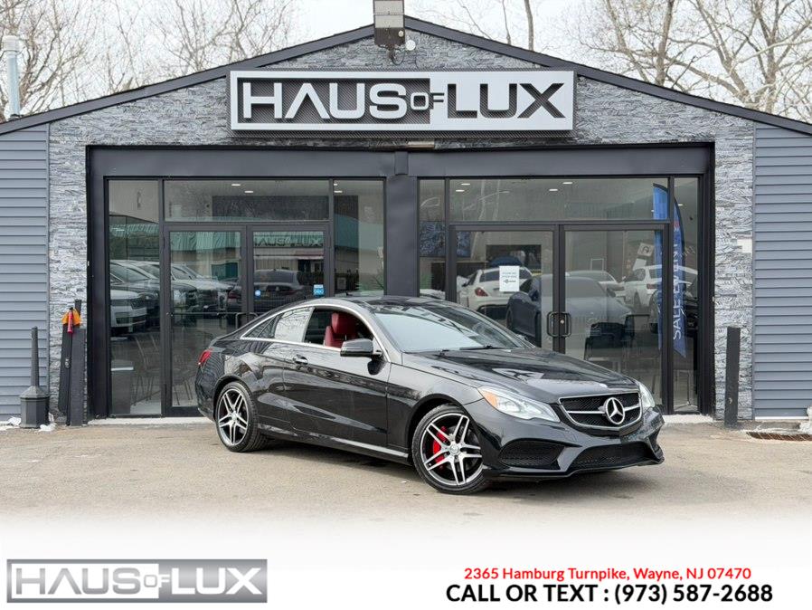 2016 Mercedes-Benz E-Class 2dr Cpe E 400 4MATIC, available for sale in Wayne, New Jersey | Haus of Lux. Wayne, New Jersey
