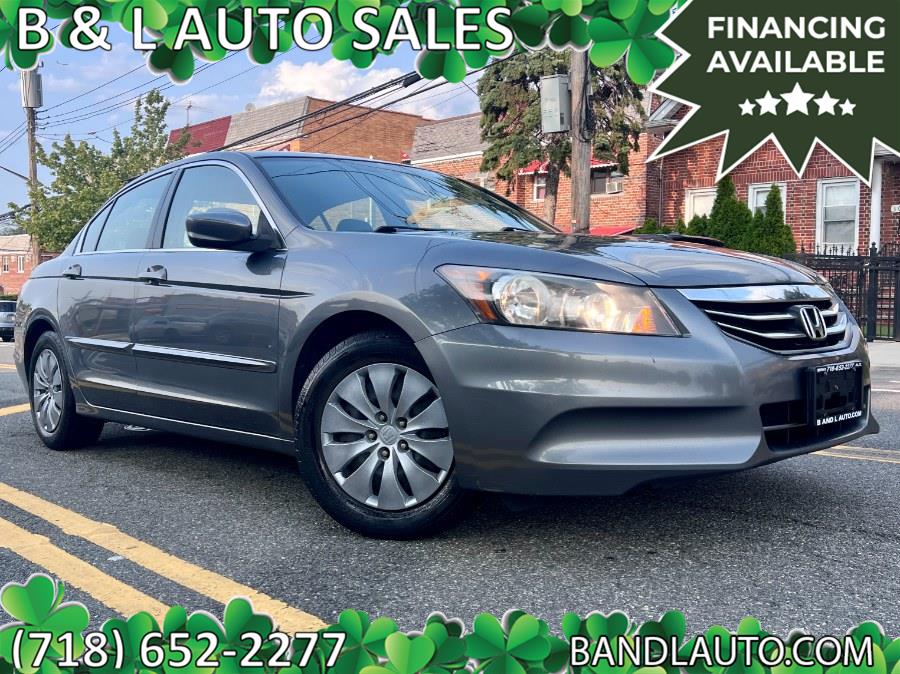 Used 2012 Honda Accord Sedan in Bronx, New York | B & L Auto Sales LLC. Bronx, New York
