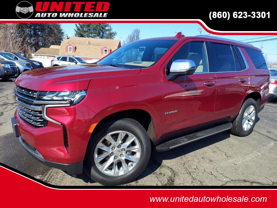 2021 Chevrolet Tahoe 4WD 4dr Premier, available for sale in East Windsor, Connecticut | United Auto Sales of E Windsor, Inc. East Windsor, Connecticut
