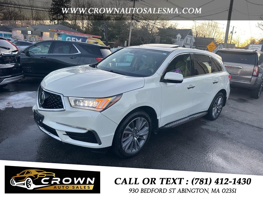 2017 Acura MDX SH-AWD w/Technology Pkg, available for sale in Abington, Massachusetts | Crown Auto Sales. Abington, Massachusetts