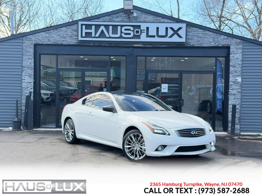 2014 Infiniti Q60 Coupe 2dr Auto AWD, available for sale in Wayne, New Jersey | Haus of Lux. Wayne, New Jersey