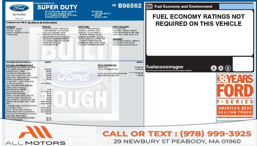 Used 2016 Ford F-550 Super Duty Chassis in Peabody, Massachusetts | All Motors. Peabody, Massachusetts