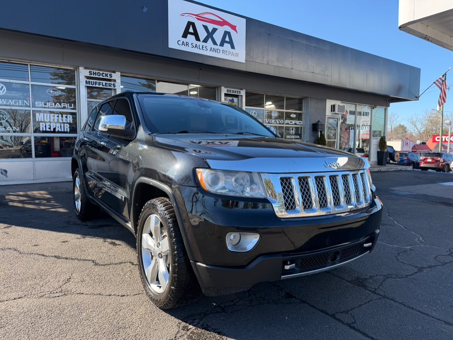 2012 Jeep Grand Cherokee 4WD 4dr Overland, available for sale in Bloomfield, Connecticut | AXA Car Sales and Repair LLC. Bloomfield, Connecticut