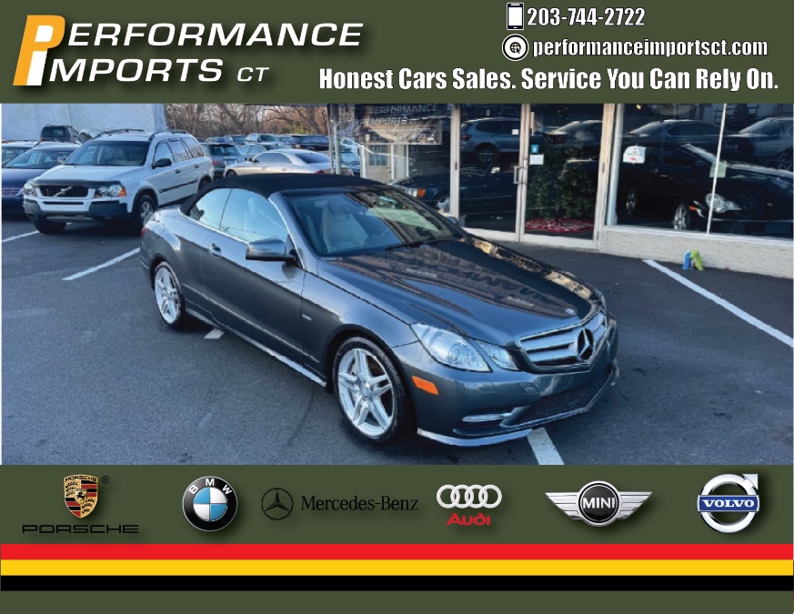 2012 Mercedes-Benz E-Class 2dr Cabriolet E 550 RWD, available for sale in Danbury, Connecticut | Performance Imports. Danbury, Connecticut