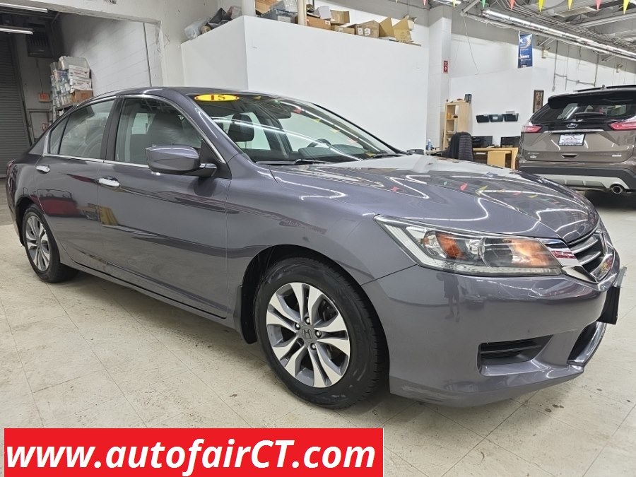 2015 Honda Accord Sedan 4dr I4 LX, available for sale in West Haven, Connecticut | Auto Fair Inc.. West Haven, Connecticut