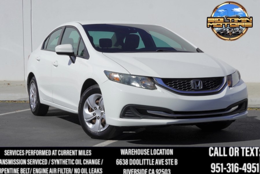 2015 Honda Civic Sedan LX 4dr  LX, available for sale in Riverside, California | Big Timin Motors LLC. Riverside, California