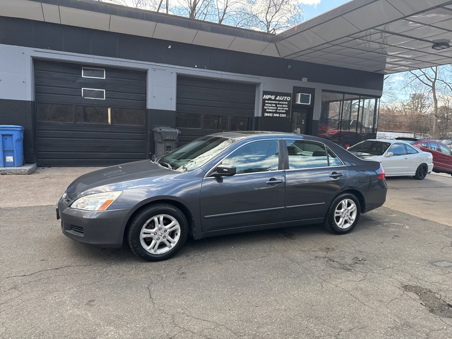 2007 Honda Accord Sdn 4dr I4 AT EX PZEV, available for sale in Hartford, Connecticut | HPG Auto Sales LLC. Hartford, Connecticut
