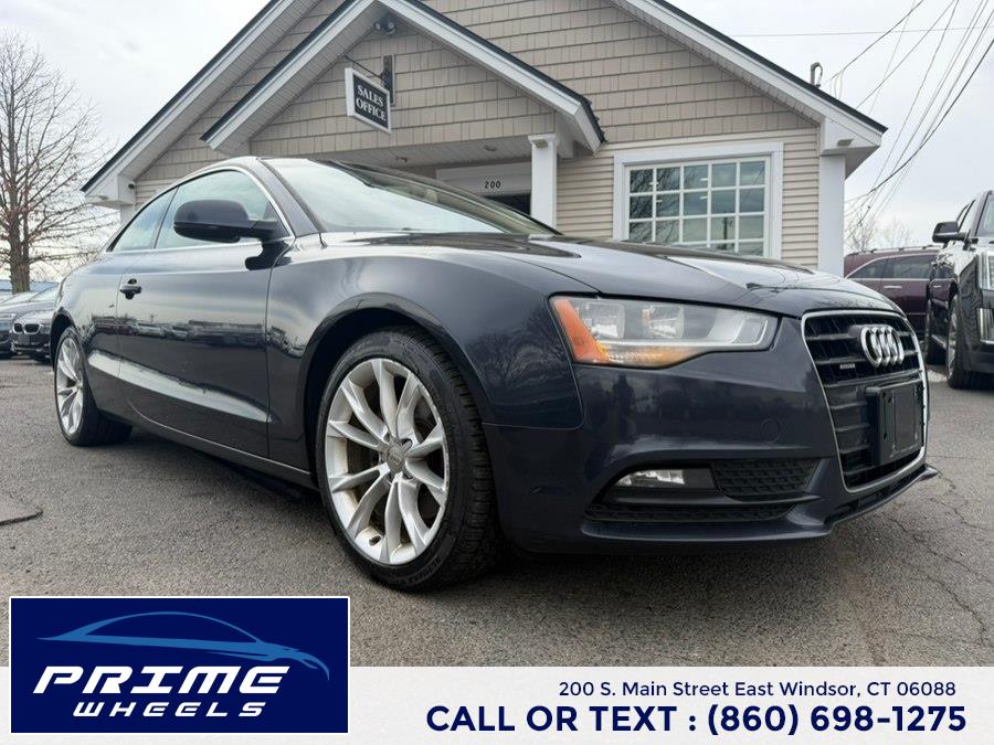 2013 Audi A5 2dr Cpe Auto quattro 2.0T Premium, available for sale in East Windsor, Connecticut | Prime Wheels. East Windsor, Connecticut