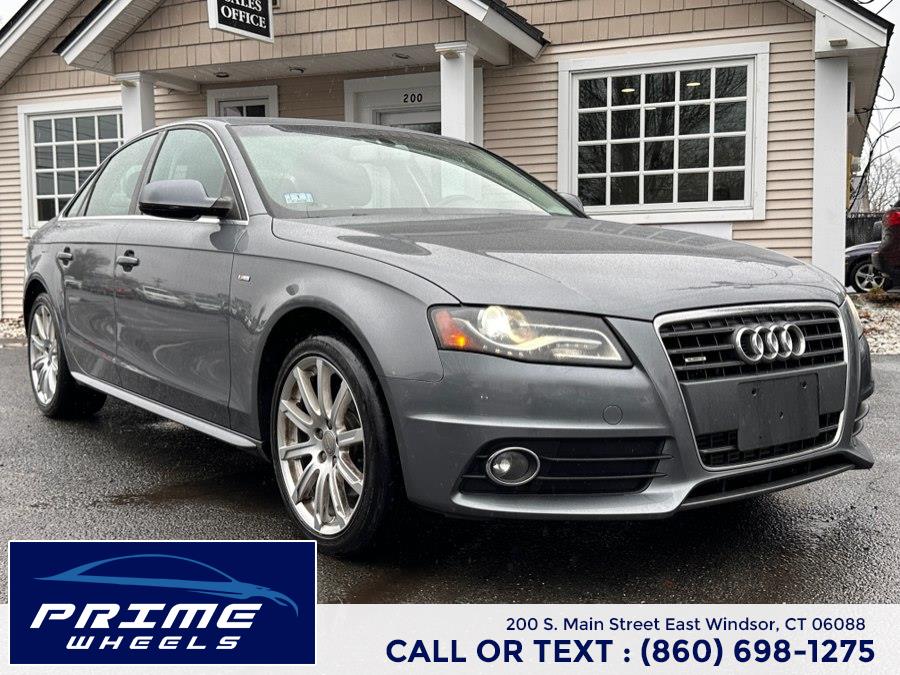 2012 Audi A4 4dr Sdn Auto quattro 2.0T Premium Plus, available for sale in East Windsor, Connecticut | Prime Wheels. East Windsor, Connecticut