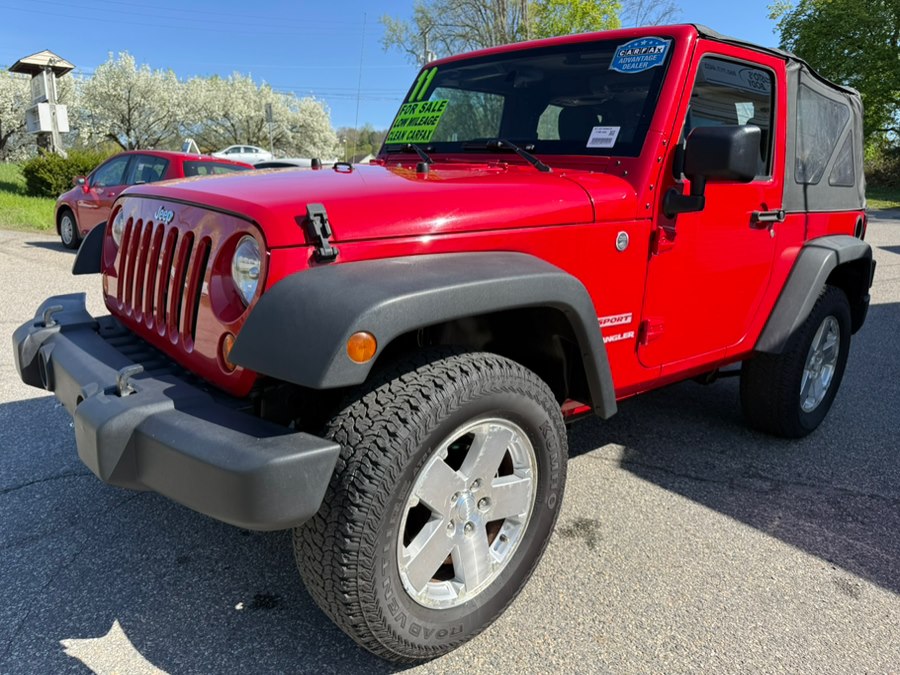 2011 Jeep Wrangler 4WD 2dr Sport, available for sale in New Milford, Connecticut | Faustos Auto Body and Repairs LLC. New Milford, Connecticut