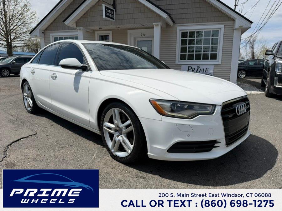 2014 Audi A6 4dr Sdn quattro 2.0T Premium Plus, available for sale in East Windsor, Connecticut | Prime Wheels. East Windsor, Connecticut