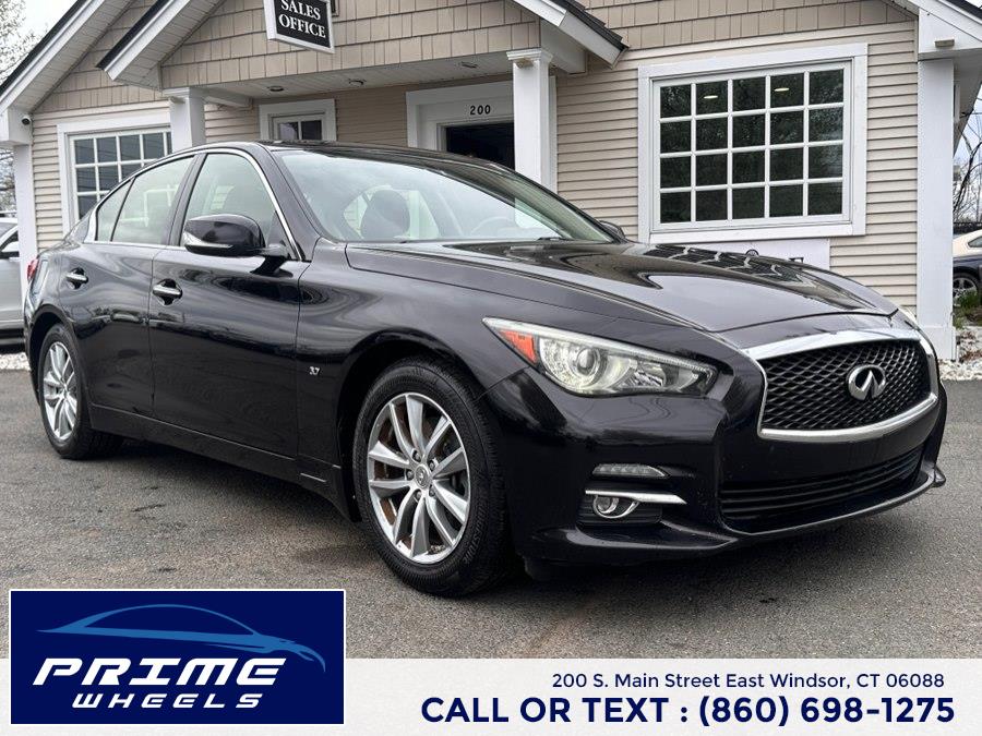2015 INFINITI Q50 4dr Sdn Sport AWD, available for sale in East Windsor, Connecticut | Prime Wheels. East Windsor, Connecticut
