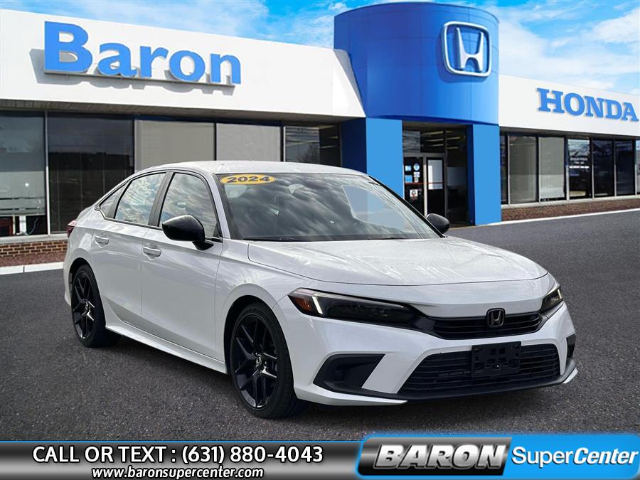 Used Honda Civic Sedan Sport 2024 | Baron Supercenter. Patchogue, New York