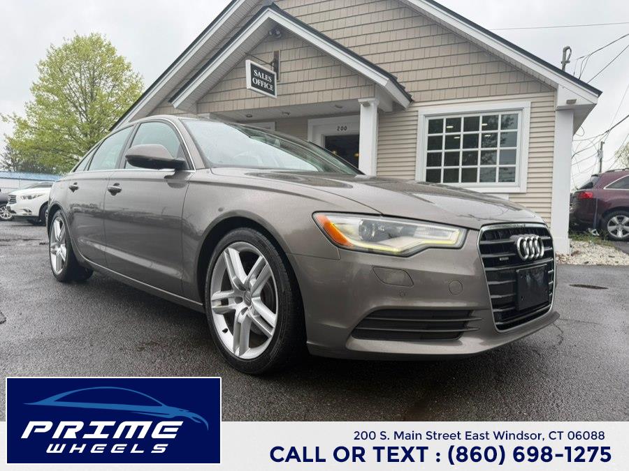 2015 Audi A6 4dr Sdn quattro 2.0T Premium Plus, available for sale in East Windsor, Connecticut | Prime Wheels. East Windsor, Connecticut