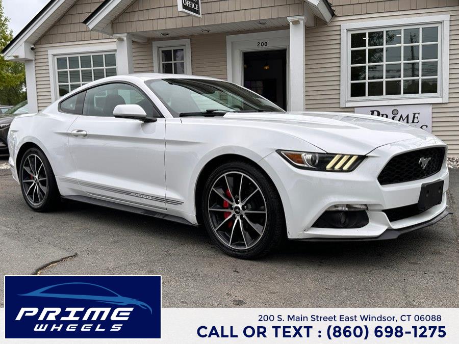 2016 Ford Mustang 2dr Fastback EcoBoost, available for sale in East Windsor, Connecticut | Prime Wheels. East Windsor, Connecticut