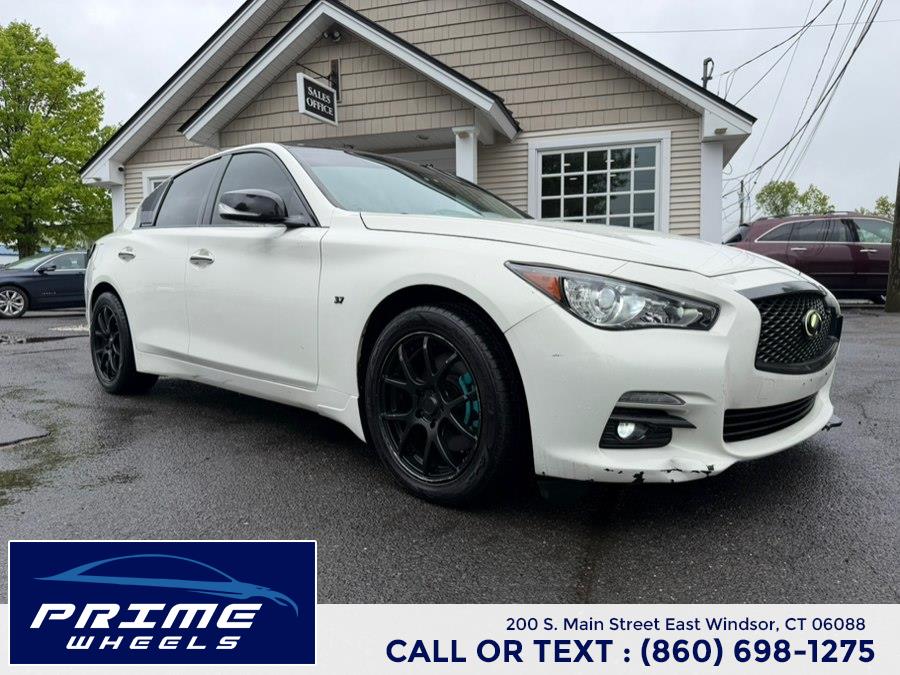 2015 INFINITI Q50 4dr Sdn Sport AWD, available for sale in East Windsor, Connecticut | Prime Wheels. East Windsor, Connecticut