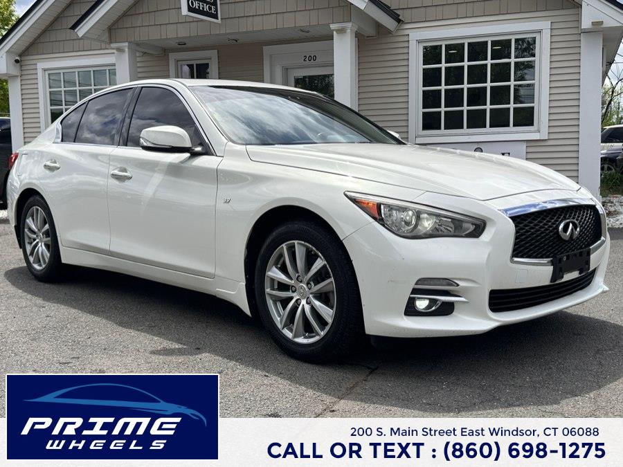 2015 INFINITI Q50 4dr Sdn AWD, available for sale in East Windsor, Connecticut | Prime Wheels. East Windsor, Connecticut