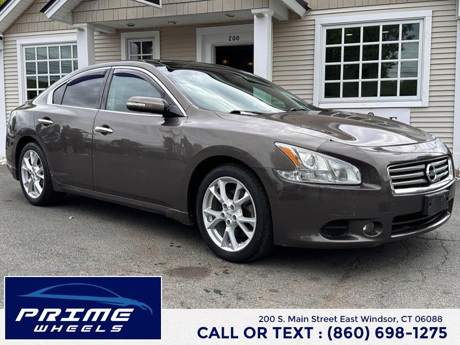 2012 Nissan Maxima 4dr Sdn V6 CVT 3.5 SV w/Premium Pkg, available for sale in East Windsor, Connecticut | Prime Wheels. East Windsor, Connecticut