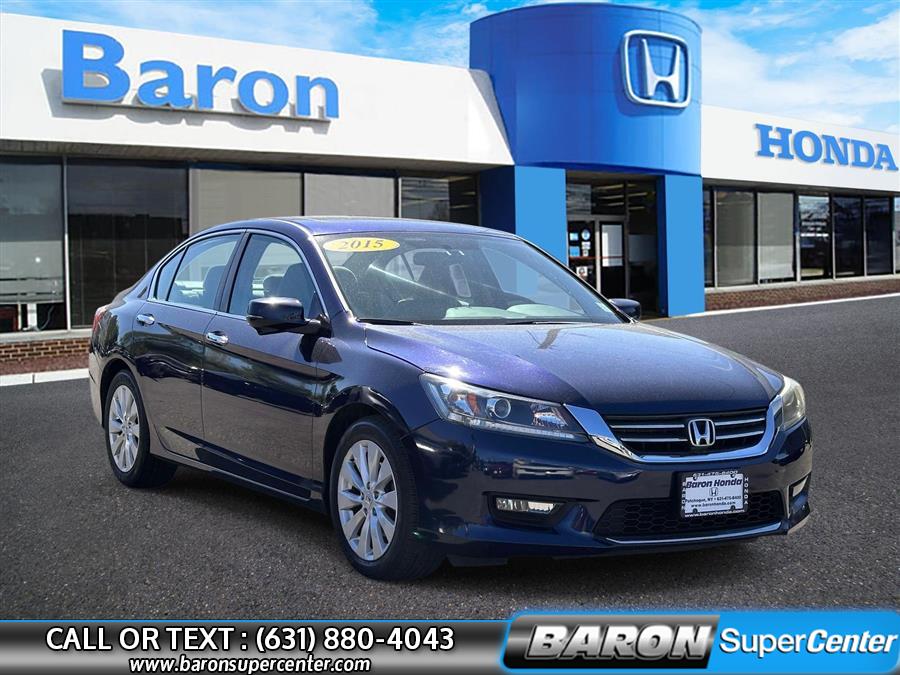 Used 2015 Honda Accord Sedan in Patchogue, New York | Baron Supercenter. Patchogue, New York