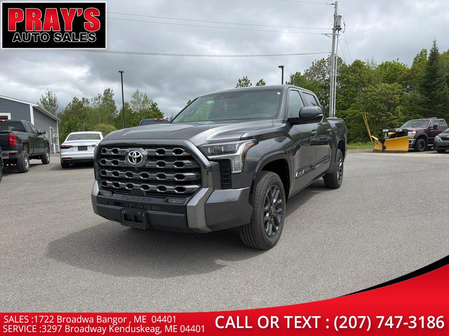 2025 Toyota Tundra 4WD Platinum CrewMax 5.5'' Bed (Natl), available for sale in Bangor , Maine | Pray's Auto Sales . Bangor , Maine