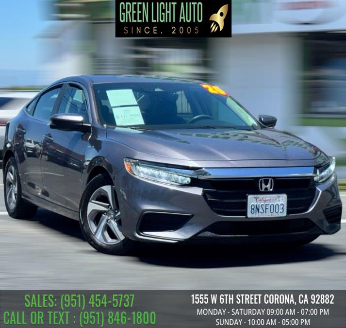 2020 Honda Insight hybrid EX CVT, available for sale in Corona, California | Green Light Auto. Corona, California
