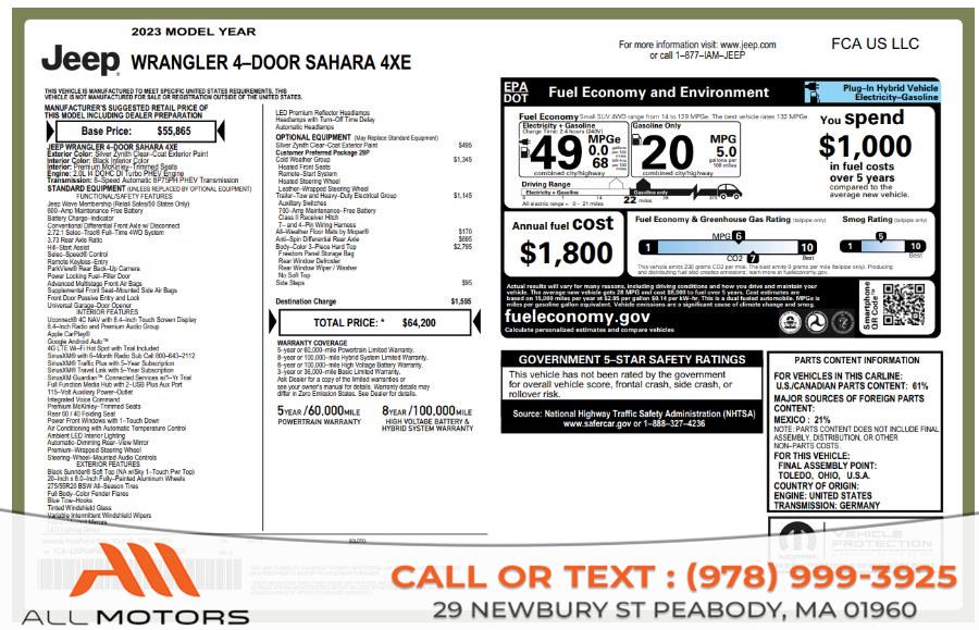 2023 Jeep Wrangler 4xe Sahara 4XE's photo