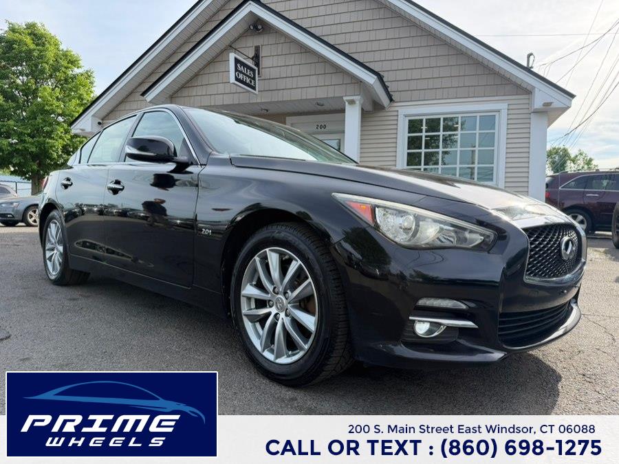 2016 INFINITI Q50 4dr Sdn 2.0t Base AWD, available for sale in East Windsor, Connecticut | Prime Wheels. East Windsor, Connecticut